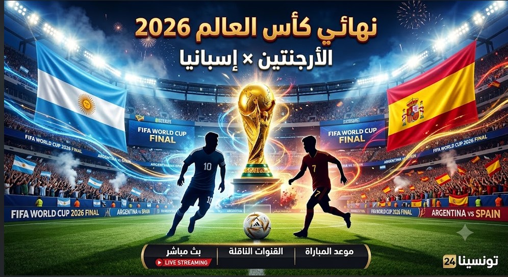 كيفية مشاهدة مباراة الأرجنتين وإسبانيا في نهائي كأس العالم 2026