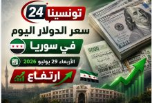 سعر الدولار في سوريا اليوم الأربعاء 29 يوليو 2026.. الليرة تواجه ضغوطًا قبل انتهاء مهلة استبدال العملة القديمة